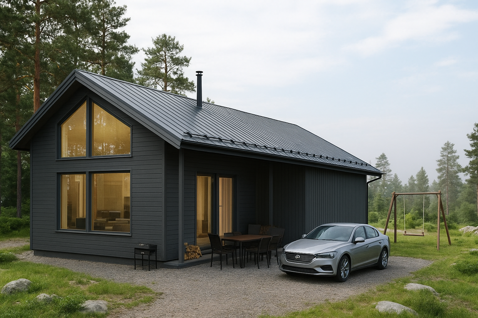 планировка дома на участке